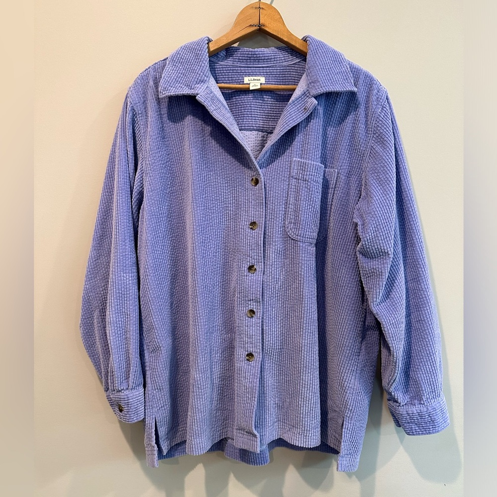 L. L. Bean corduroy shacket